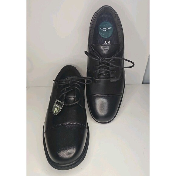 Nunn Bush Men\'s Melvin Street Cap Toe Oxford 84716-001 Black 9.5 M